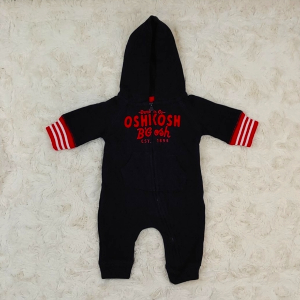 OshKosh B'Gosh Zippered Overall Size Newborn